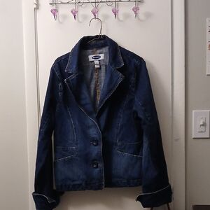 Old Navy Dark Blue Jean Jacket